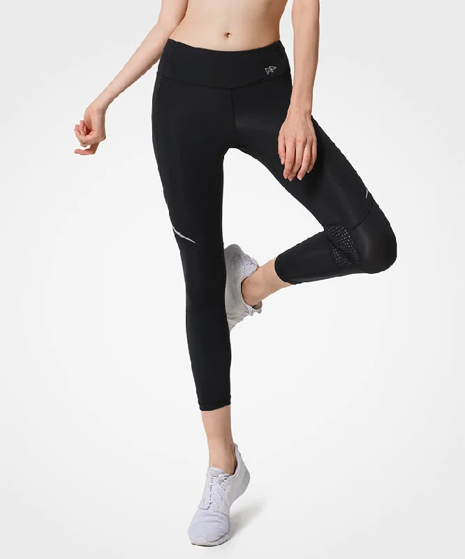 Sculpt Breathable Airhole Running Leggings 22"| Women's High Support Leggings