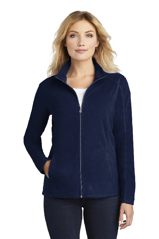 Port Authority Womens Pill Resistant Microfleece Full Zip Jacket - True Navy Blue