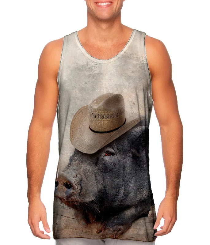 Cowboy Saloon Pig