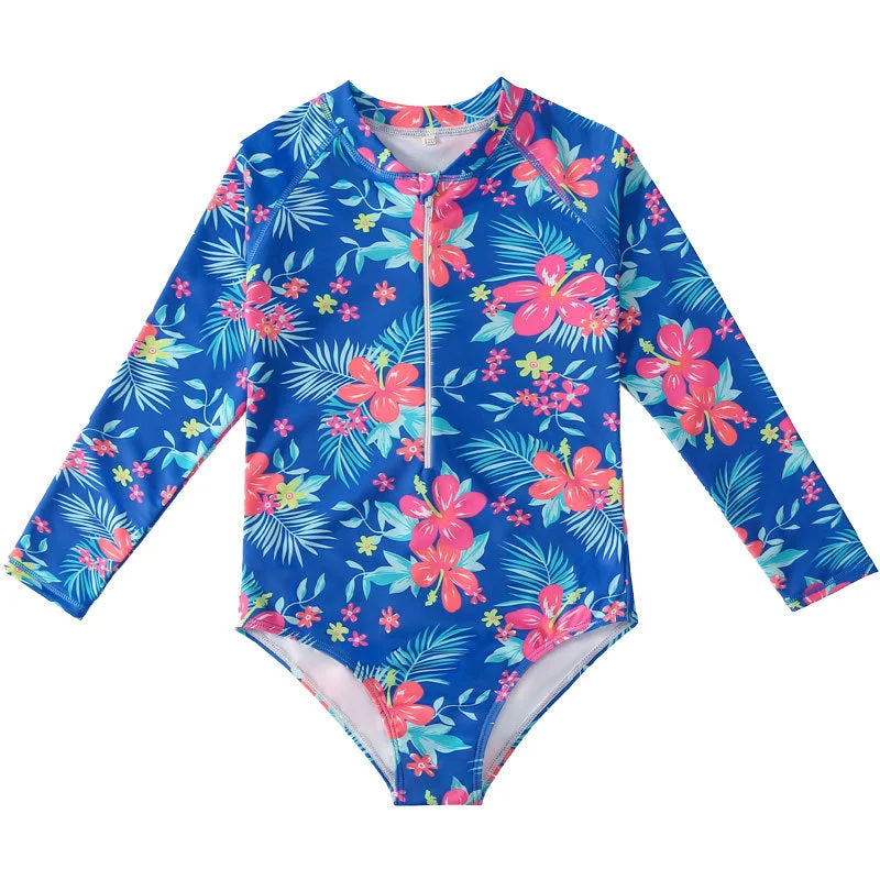 Long Sleeves Summer Beach Swimsuits for Girls