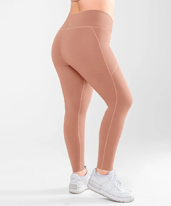 Sculpt High Waist Pockets Stretchy Running Leggings 26"| Women's High Support Leggings