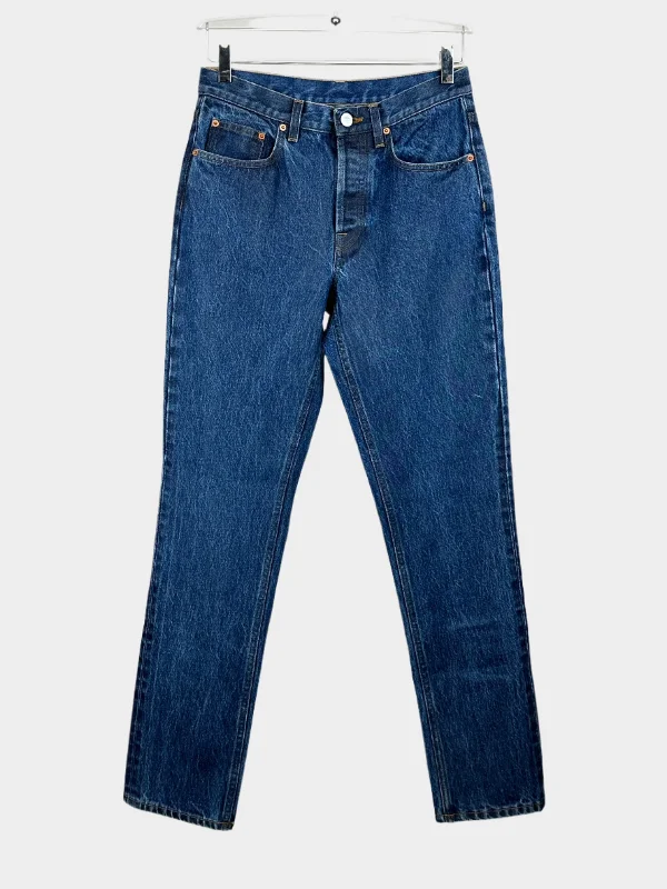 Coated Jeans