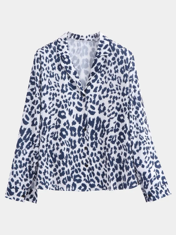 Midsize Key Pieces Leopard Printed Shirt