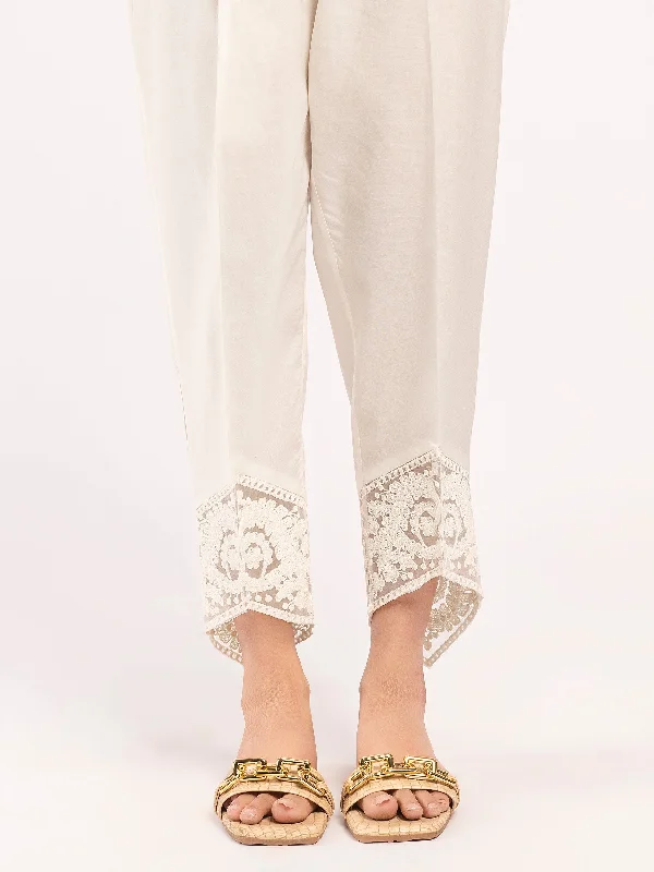 Embroidered Cambric Trousers