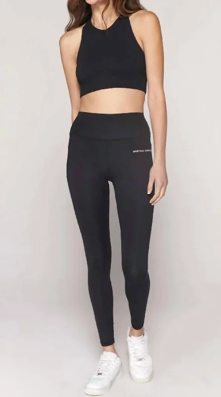 Intent High Waist Legging In Black