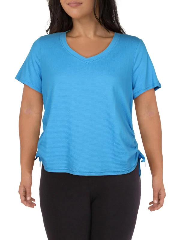 Plus Womens Activewear Workout Shirts & Tops