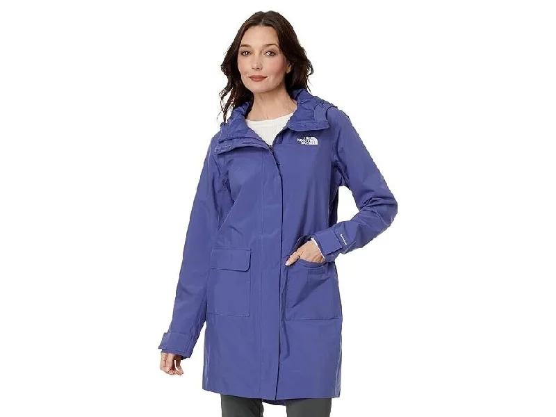 The North Face City Breeze Rain Parka II NF0A52YLI0D Womens Blue Jacket S DTF822