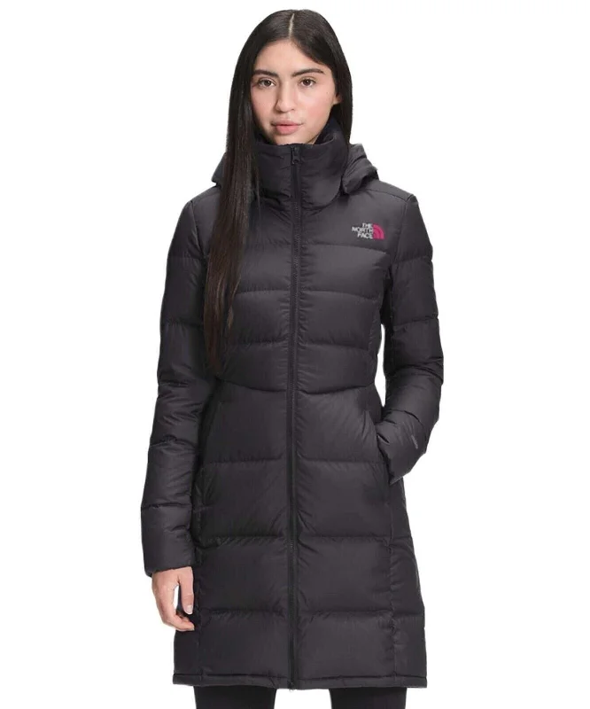 The North Face Metropolis NF0A5GDSJ94 Women's Black Parka Coat Size XL NCL452